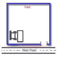 west facing shops vastu north west corner seating place